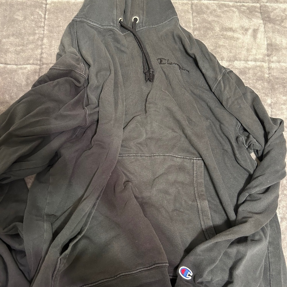 champion hoodie black